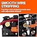 Wirefy Automatic Wire Stripper Tool | Self-Adjusting 3-in-1 Wire Stripper, Cutter & Crimper for 24-10 AWG / 0.2-6 mm² | Ergonomic Professional Electrical Tool