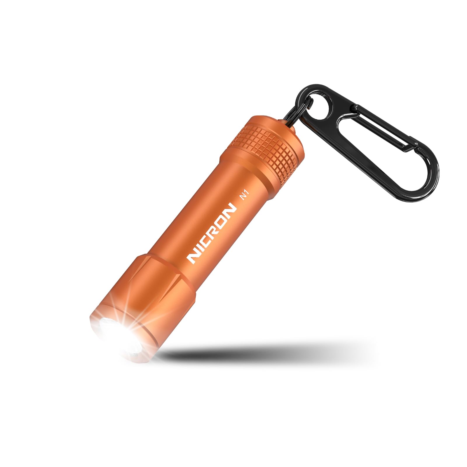 NICRON Mini Keychain Flashlight Mini Flash Light, 100 lumens Bright Key Ring Portable Pocket flashlights for EDC, Night Reading, Compact Key Chain