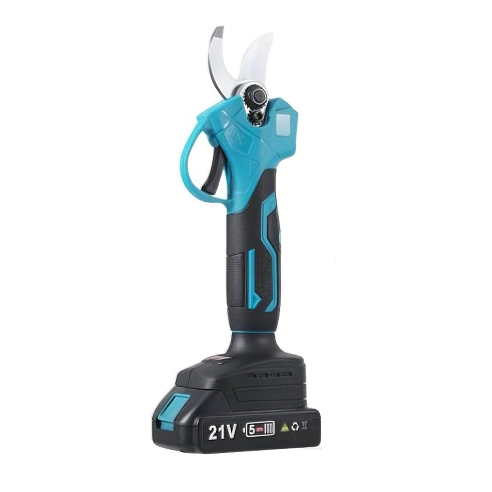 Cesoie Elettriche, Potatore Elettrico Portatile Senza Fili, con 2 Batterie Ricaricabili, Diametro di Taglio 25MM, Coltello in Acciaio al Carbonio, Potatore da Giardino Strumento Taglierina per Arbusti