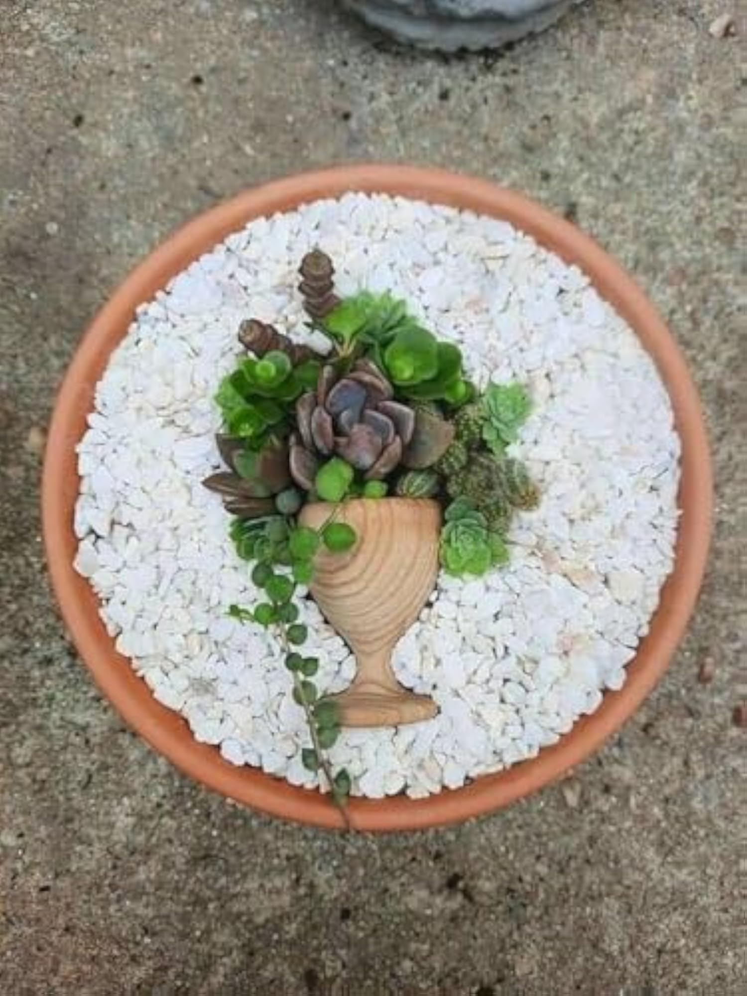 Smooth White Marble Chips for Indoor Fountain Decor