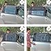 TFY Universal Car Rear Side-Door Square-Window Sunshades - for Vehicles with Side Windows 31.5Inch - 47Inch W x 23Inch H (Large Rectengular Window)