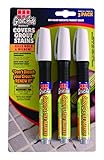 Grout-Aide 05054 Marker (3 Pack), 9.8ml, Charcoal