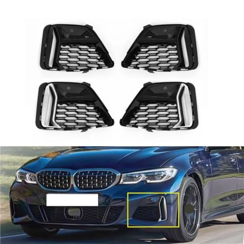 Grille antibrouillard voiture pack accessoires pour pare-choc Série 3 G20 M340i