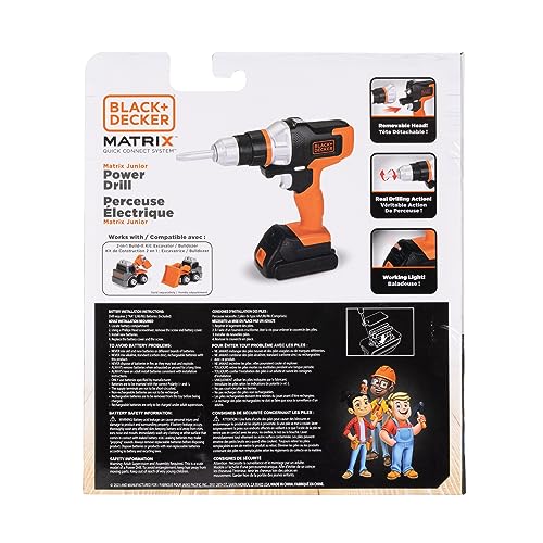 Black+Decker 417322 Matrix Jr. Power Drill Kids Tools Play Toy thumb #5
