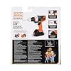 JAKKS Pacific Black+Decker Matrix Jr. Power Drill Kids Tools Play Toy with Forward & Reverse Drilling Action