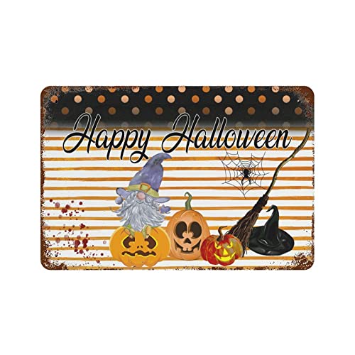 Panneau en aluminium Happy Halloween rigide grand format 30x45 cm - 2