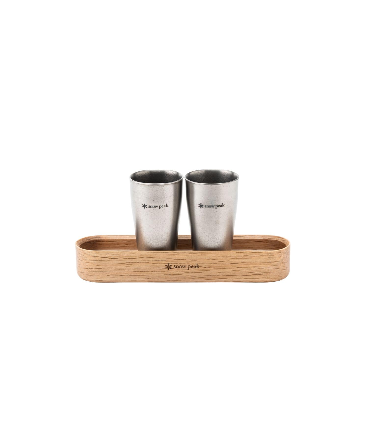 Snow Peak Titanium Shot Glass, Duo FES-410, Shot Glass, 2 Pieces