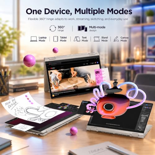 Lenovo Yoga 7a 16" 2-in-1 Touch Laptop, Ryzen AI 5 430, WUXGA IPS - image 4