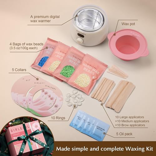 Girlearle GE-WAXKIT02 Premium Digital Waxing Kit For Women And Men, Wax Warmer Hair Removal At Home thumb #5