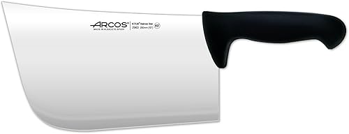 Miniatura 22 de Arcos Cuchillo de carnicero de acero inoxidable nitrum de 7 pulgadas y hoja de 7.480 in. Cuchillo de carnicero profesional. Mango ergonómico de