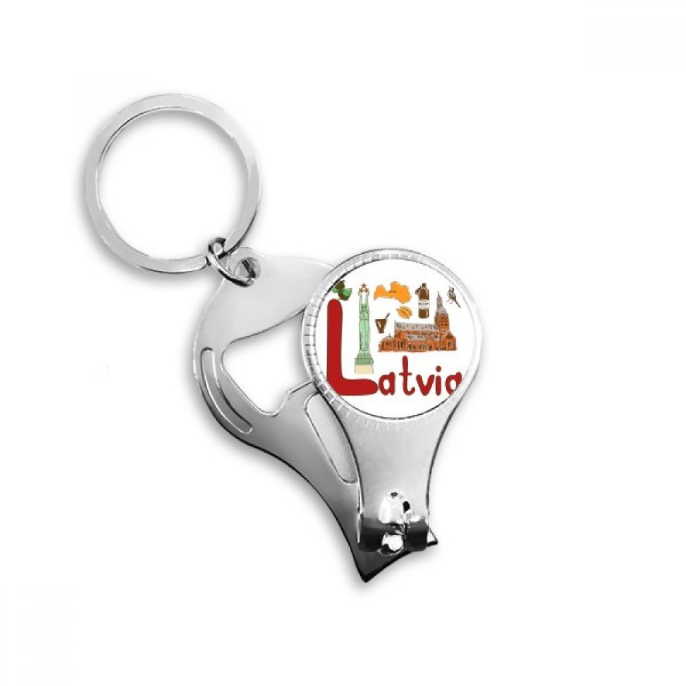 Porte-clés décapsuleur Lettonie le cadeau souvenir parfait pour passionnés