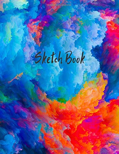 Sketch Book: Notebook for Drawing, Writing, Painting, Sketching or Doodling, 110 Pages, 8.5x11 (Premium Abstract Cover vol.71)