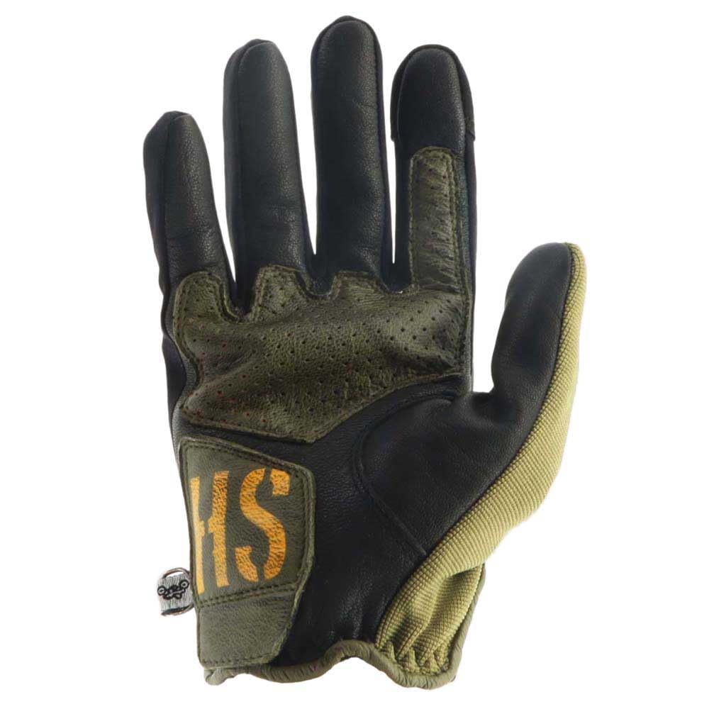 Helstons Thunderbolt Motorrad Handschuhe, grün/schwarz, 12