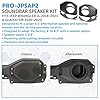 Proscenium PRO-JPSAP2 Rear Soundbar Speaker All-In-One Adapter Kit, Easy Installation for Better Sound Quality, Fits 6.5”-6.75” Aftermarket Speakers for Jeep Wrangler JL and Gladiator JT Models, Black