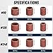 600Pcs Sanding Drums Kit – 80/120/240 Grit Sanding Bands with 24 Drum Mandrels, 2 Self-Tightening Drill Chucks & 1 Wrench – Tool Accessories Sanding Drum Bits for Rotary Tool