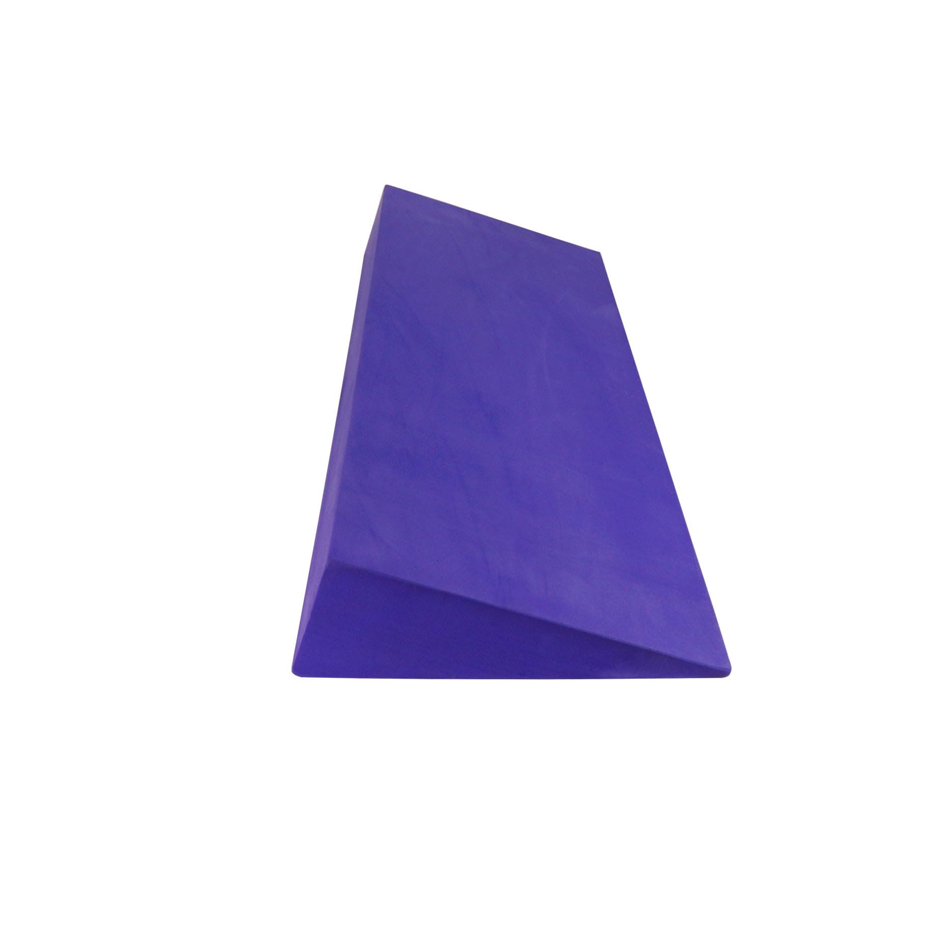 Yoga-Mad Cale de yoga EVA | Mousse EVA légère | Cale de yoga antidérapante pour poignets et mains | Cale inclinée pour professionnels et débutants en yoga et pilates (violet)