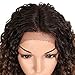 Joedir Lace Front Wigs Ombre Brown 28'' Long Small Curly Wavy Synthetic Wigs For Black Women 130% Density Wigs(TT6/30)