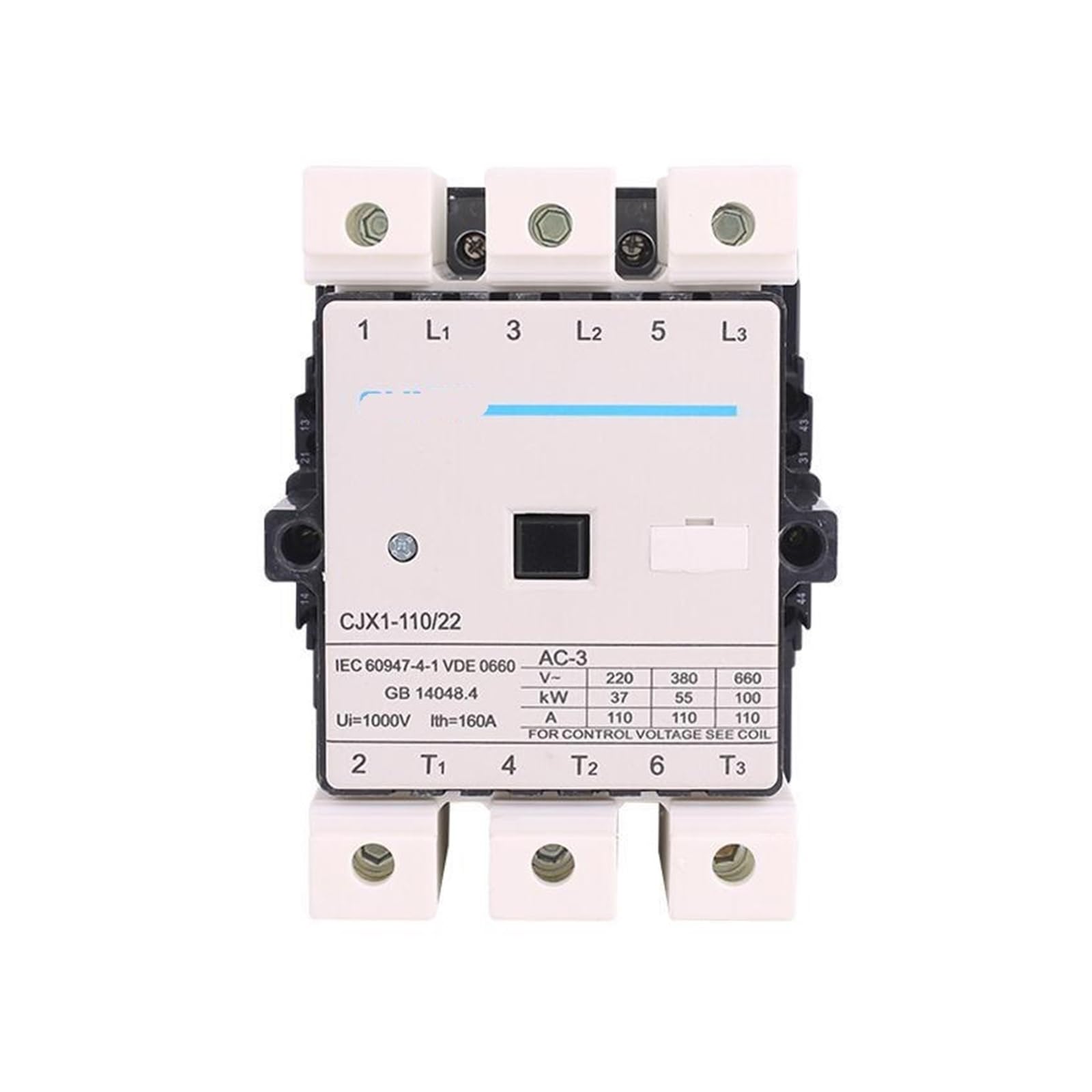 HUUOQIWY AC contactor CJX1-110/22 380V AC contactor