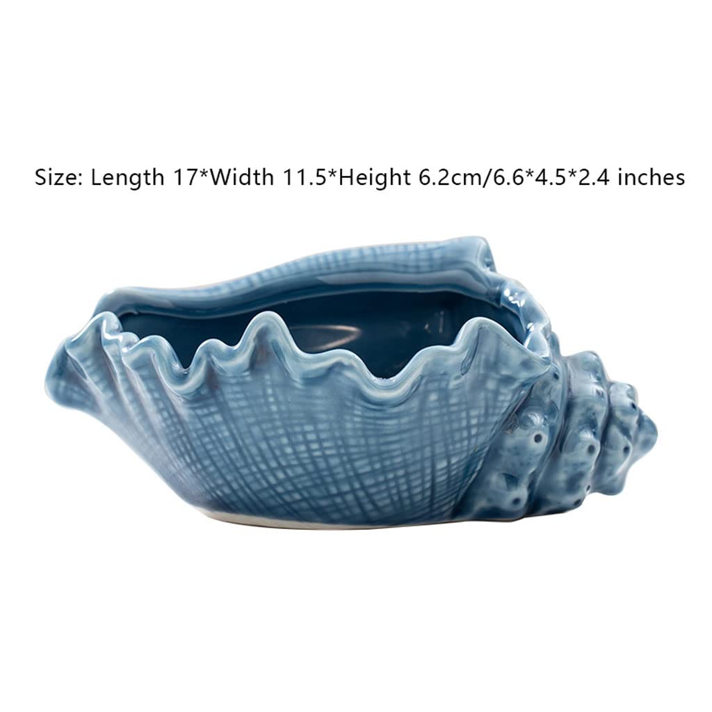 Popielniczka Wewnątrz Zewnątrz Nordic Creativity Conch kształt Popielniczka Ceramiczna Taca Ash Osobowości Domowy Dekoracja Dekoracji Przechowywanie Box Holder Popielniczka Dom Biuro(B)