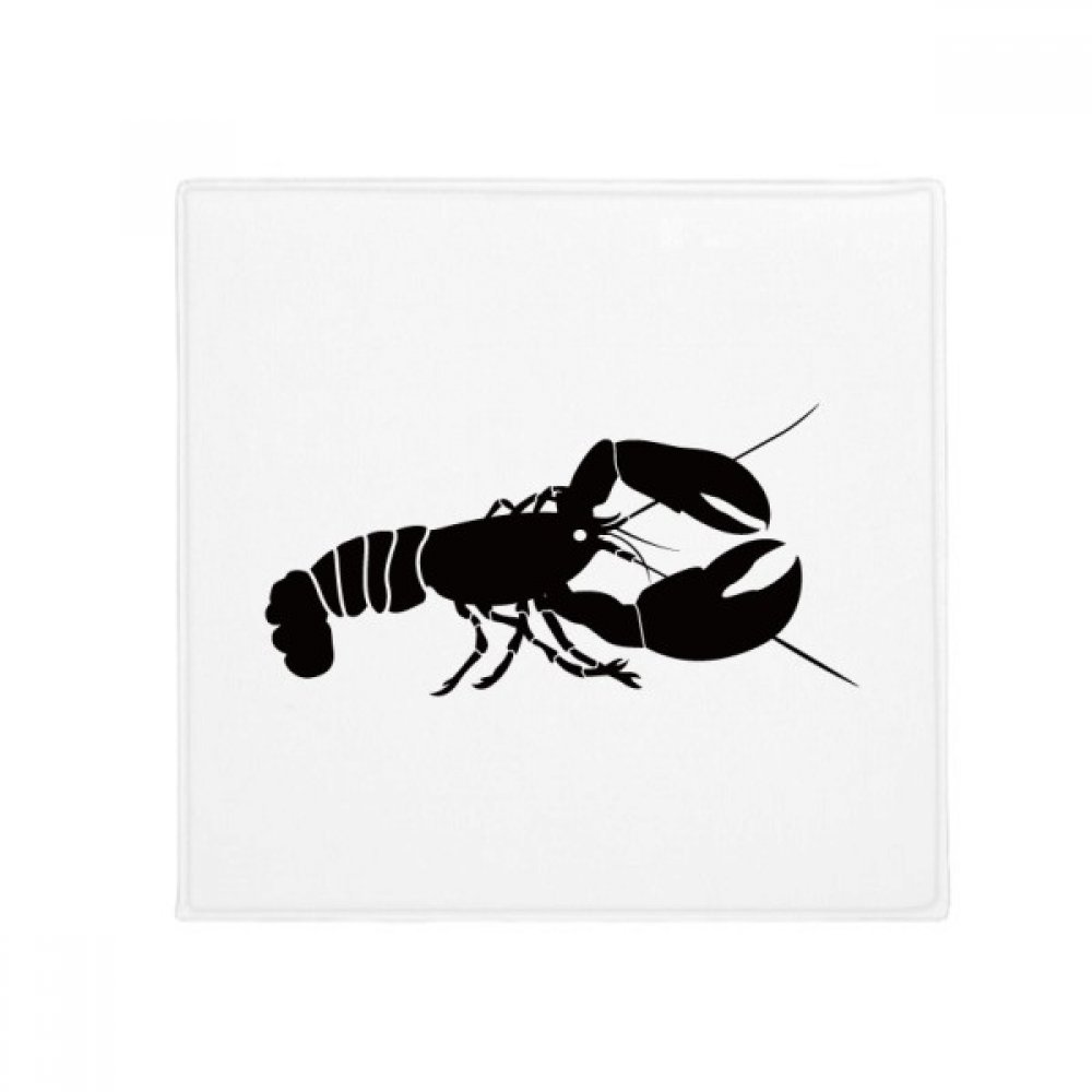 Tapis de sol crevettes vie marine 80x80cm anti-dérapant pour cuisine et entrée