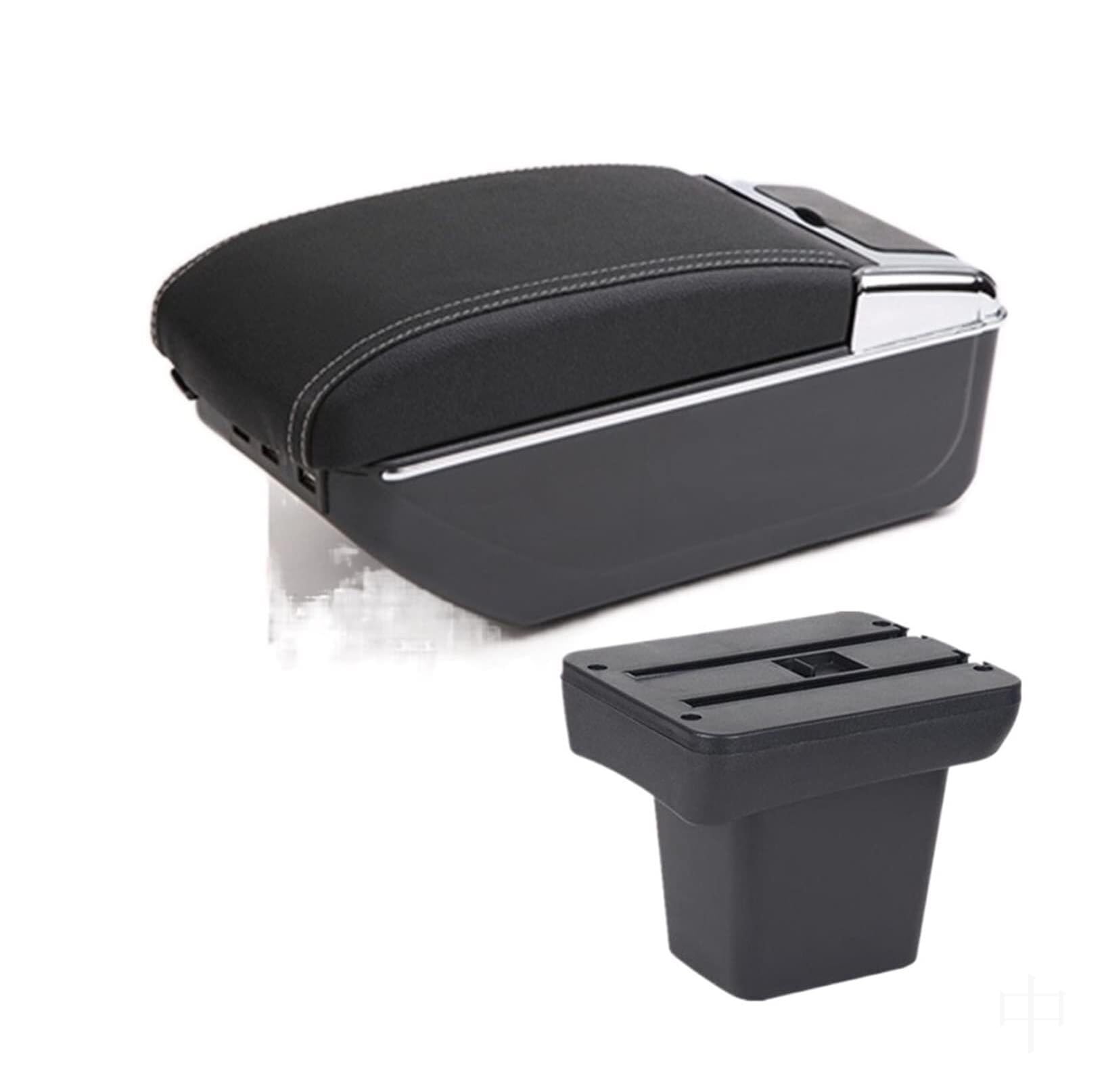 GTDTKGANAK Storage Box For Land For Rover For Freelander 2 Car Armrest Storage For Box With USB(D3 7usb)
