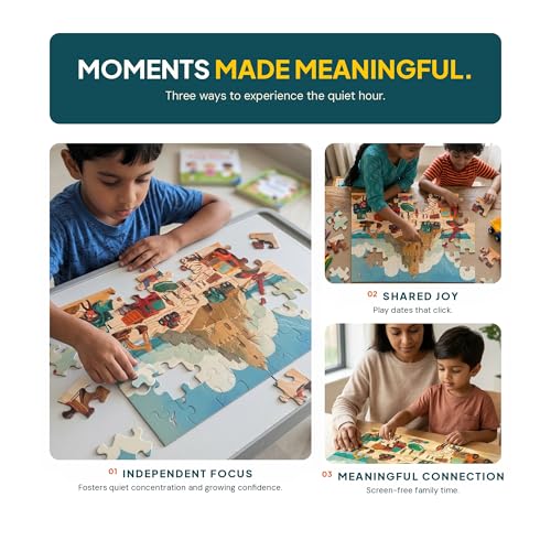 Image of Beach Builders Construction Vehicle Jigsaw Puzzle | 48 Pieces | Ages 4, 5, 6, 7 Years | Premium Montessori Toy & Quiet Time Activity | Birthday Gift or Return Gift for Kids