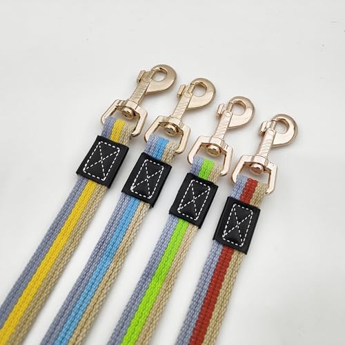 MCKhome Training Lead for Dog 2M 2M Pet Leash Soft Canvas Pet Leash 360° Rotating Buckle Pet Leash Durable Dog Rope Lead for Dog & Puppy Training and Daily Walking 2M x 2CM (Red) - Image 3