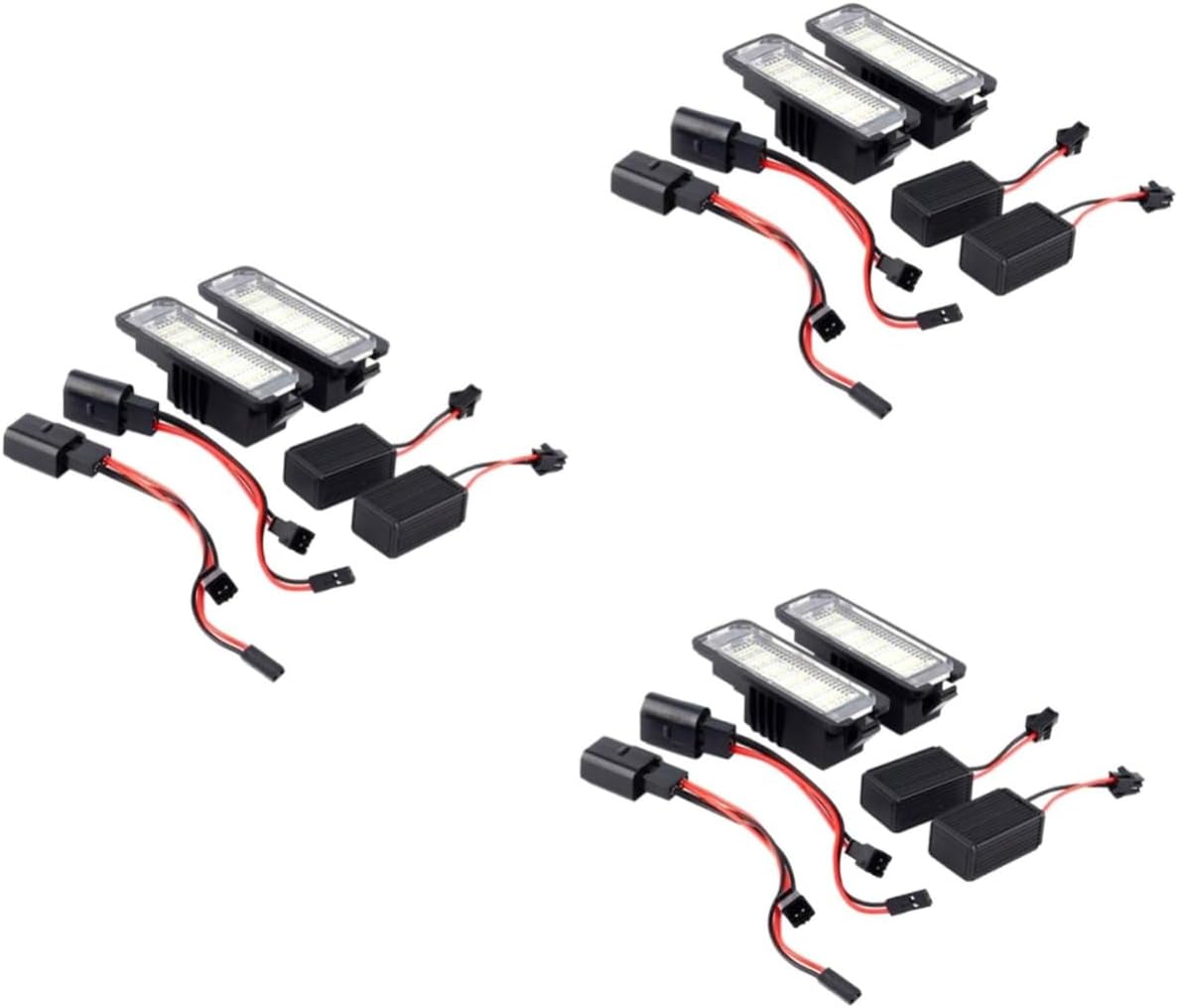 18pcs Led License Plate Light Compatible Golf and Play Installation Energy Efficient Upgrades Bulbs for Enhanced Visibility