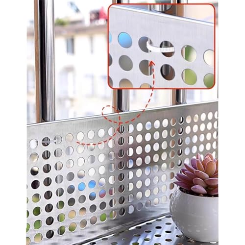 Reja antirrobo de acero inoxidable para ventanas y protección del hogar con malla