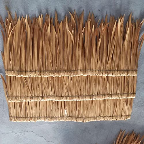 Panneau de chaume artificiel de palmier 5x0.5m multicolore pour toit tiki