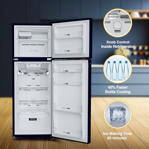 Image of Whirlpool 235 L 2 Star Frost Free inverter Double Door Refrigerator (NEO 278LH PRM SAPPHIRE VIOLA(2s)-TL, Blue)