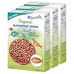 FLEUR ALPINE Baby Food | Organic Buckwheat Baby Cereal Pack of 3 - Baby Porridge for Delicious Breakfast Meals | Nutritious Instant Gluten Free Porridge 4+ Months with No Added Sugars | 3x7 Servings