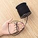 Pandahall 1 Roll (100 Yards,300 Feet) Micro-Fiber Faux Leather Suede Cord String with Roll Spool,2.7x1.4mm (Black)