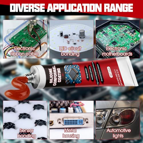 Revestimiento Conformal Líquido Rojo para Electrónica miniatura 4