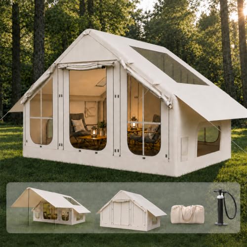 K Knowbody Inflatable Tent for Camping with Skylight, Quick...