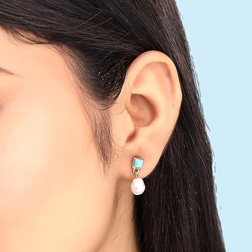 Image of Yellow Chimes Earrings for Women and Girls | Fashion Gold Stud & Hoop Set | Gold Plated Hoop & Studs Earring | Western Hoop Earrings Combo | Birthday Gift for Girls & Women Anniversary Gift for Wife