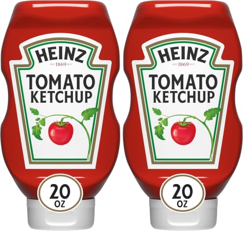 Image of Heinz Tomato Ketchup (20 oz Bottle) (Pack of 2)