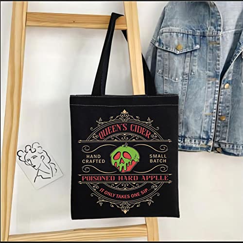 TOBGB Evil Queen Fairytale Tote Bag - Villain Queen Gift Travel Tote4