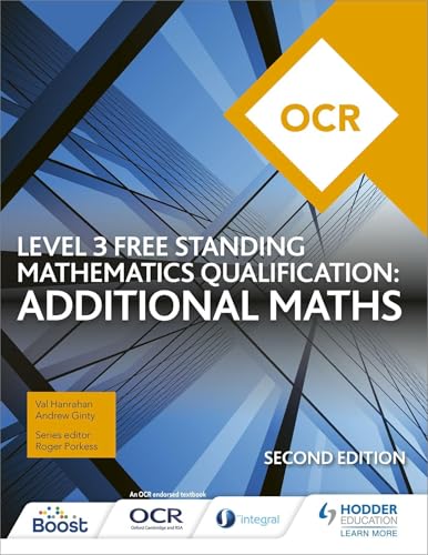 OCR Level 3 Free Standing Mathematics Qualification: Additional Maths (2nd edition) view 2