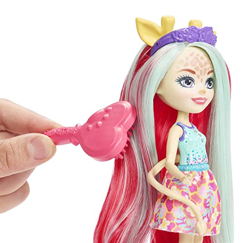 Enchantimals Muñeca Deluxe Jirafa 15 cm miniatura 5
