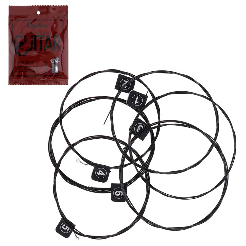 MuzcYM Lot de 6 cordes en nylon pour guitare classique classique, cordes de guitare classique, cordes de guitare… - Les Beatles, Paul McCartney, John Lennon, RIngo Starr, George Harrison MuzcYM Lot de 6 cordes en nylon pour guitare classique classique, cordes de guitare classique, cordes de guitare…