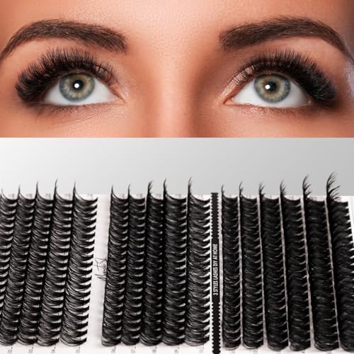DIY Lash Extensions Kit 320pcs Individual Lashes Clusters 40D 50D 100D Eyelash Extension Kit with Applicator and Lash Bond+Seal, Lash Remover For False Eyelash Mix 11-20mm (40D+50D+100D KIT) — view 4