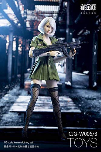 Amazon | 1/6 フィギュア 女性 米軍スタイル アメリカ軍 ドレス