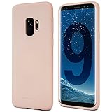 Goospery Soft Feeling Jelly for Samsung Galaxy S9 Case (2018) Silky Slim Bumper Cover (Pink Sand) S9-SFJEL-PSND