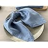 Amazon.com: Hemstitched Linen Napkins – 20 Inch x 20 Inch – Stonewashed ...