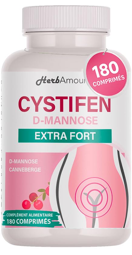 D-MANNOSE (Stock pour 6 mois) 180 Comprimés Haute Dose et Absorption I D-Mannose De 500 mg. + Canneberge E.S. De 40 mg. | Sans Gluten, Lactose, Sucres et Soja