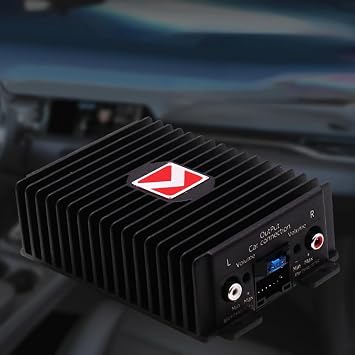 Android Navigation Amplifier Box Professional Car Stereo Audio 4x80W High Power Sound Upgrade HiFi Amplifier, Easy to Use Fine Workmanship