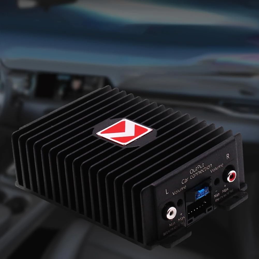 Amplificateur de Navigation Android pour Voiture, 4x80 W, Haute Puissance, Son Professionnel, Mise à Niveau HiFi, Facile à Utiliser,
