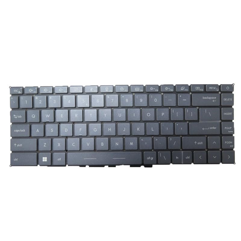 Laptop Backlit Keyboard for MSI Delta 15 Delta 15 A5EFK MS-15CK 15.6’English US Grey No Frame