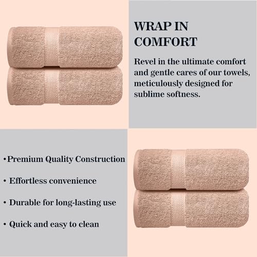Image of Sulfar 100% Terry Ring Spun Cotton Face Towel - Quick-Dry, Highly Absorbent (480 GSM) (30 x 30 Cm) Nature Lux (Pack of 2)